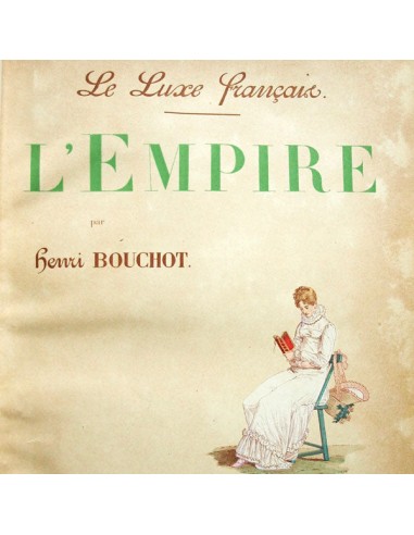 Bouchot - Le luxe français - L'empire (1892) la chaussure