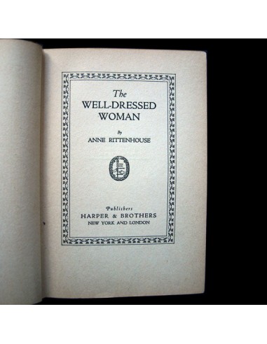 The well dressed woman including chapters by Jean Worth and Paul Poiret (1924) le des métaux précieux