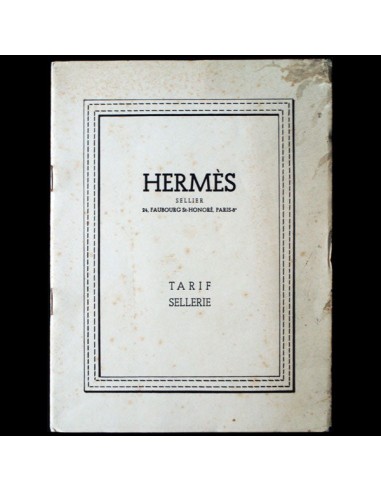 Hermès, catalogue de sellerie (circa 1940) du meilleur 