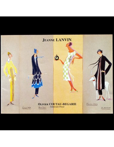 L'Art et la Mode : Gouaches de l'atelier Jeanne Lanvin, catalogue de vente du 15 mai 1995 Découvrez la collection