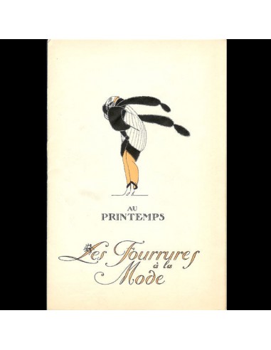 Printemps - Les Fourrures à la Mode, au Printemps, illustrations de Victor Lhuer (circa 1915) des créatures d'habitude