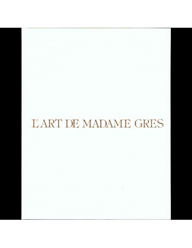 L'Art de Madame Grès (1980) de votre